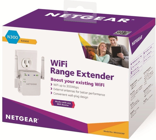 Netgear N300 Wn3000rp Wifi Extensor Alcance Range Extender