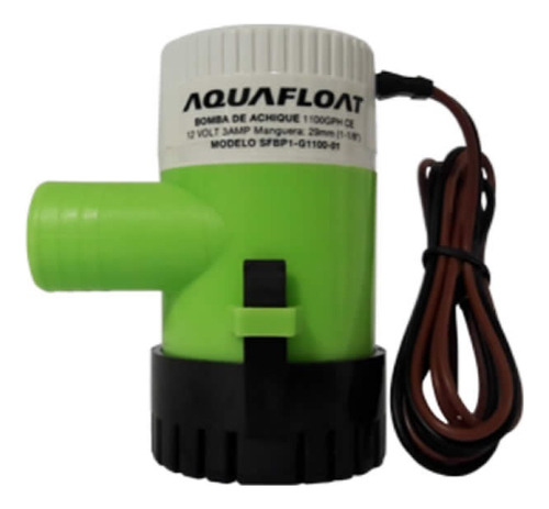 Bomba Aquafloat 1100 Gph 12v 1-1/8 