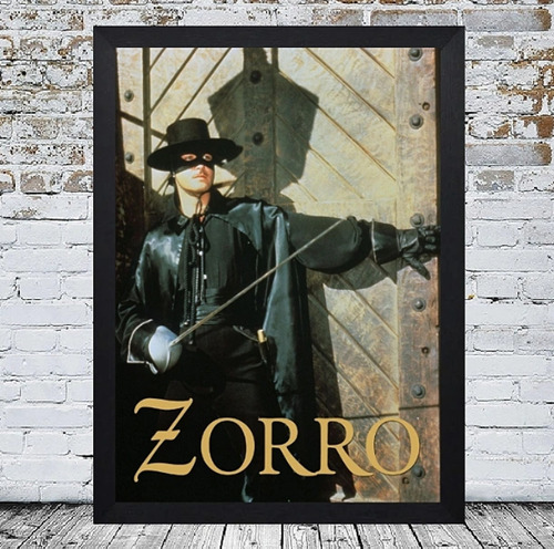 Cuadro Zorro Marco De Madera Con Vidrio 35x50