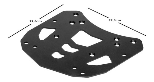 Imagem 4 de 4 de Suporte Bauleto Baú Bagageiro Traseiro Yamaha Crosser 150
