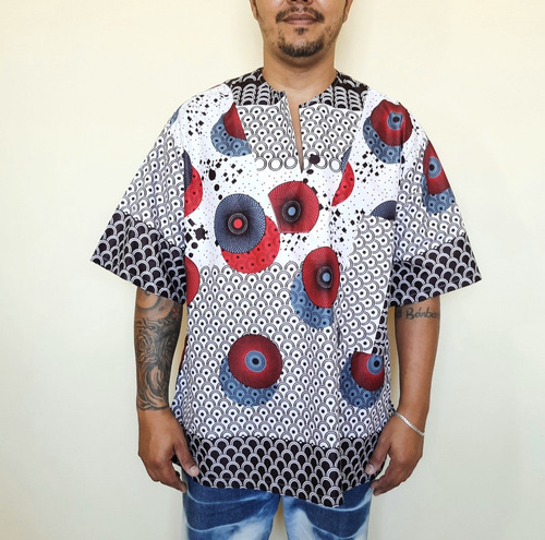 Imagem 2 de 4 de Blusa Bata Masculina Tecido Juliano