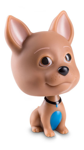 Brinquedo Cachorro Em Vinil Azul 12cm Doutor Canino Pet Roma