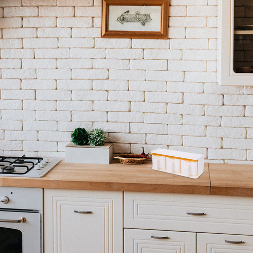 Caja De Condimentos Montada En La Pared Sin Perforaciones