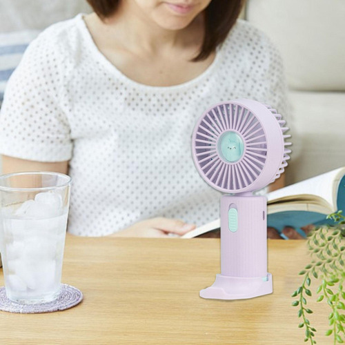 X 2 Ventilador Portátil Con Soporte For Teléfono,