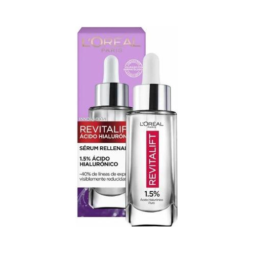 Sérum Serum Ácido Hialurónico L'Oréal Paris Revitalift día/noche para todo tipo de piel de 30mL