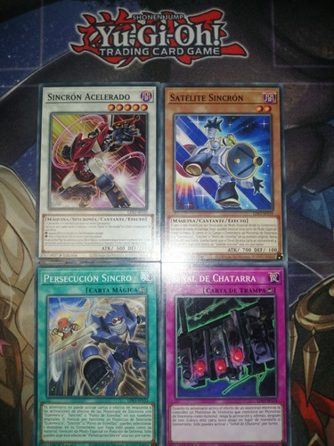 Set Sincrón Español Yu-gi-oh! Original Konami