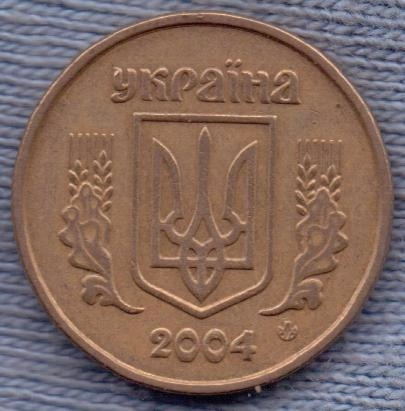 Ucrania 10 Kopiyok 2004 * Escudo *