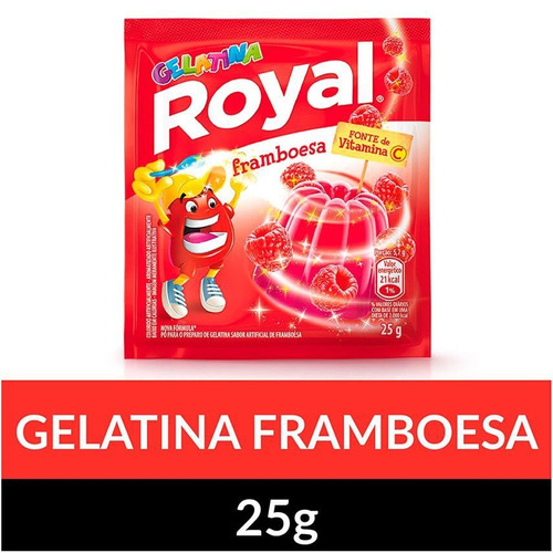 Gelatina de Framboesa Royal 25g