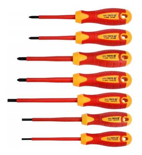 Set Destornilladores Aislados 7 Pcs Yt-2828 - Yato