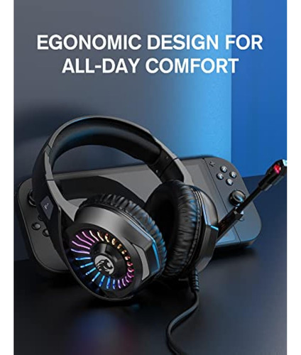 Ziumier Auriculares Para Juegos Con Micrófono,