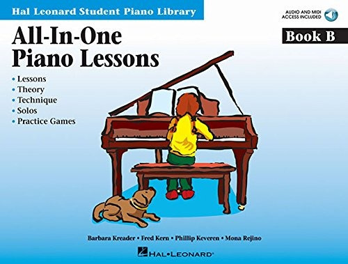 Allinone Piano Lessons Book B Book With Audio And Midi Acces