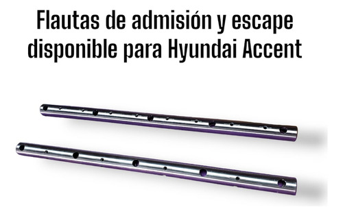 Flautas De Admisión Y Escape Para Hyundai Accent (el Par)