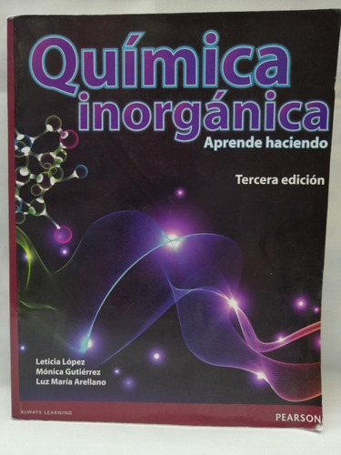 Química Inorgánica Aprende Haciendo, Pearson 3ed