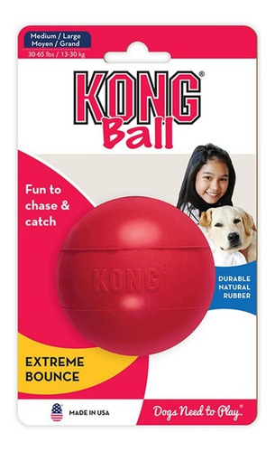 Juguete Pelota Para Perros Kong Ball - Medium/large