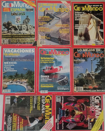 13 Números De Edicion Especial De Geomundo De 1982 1997 (Usado)
