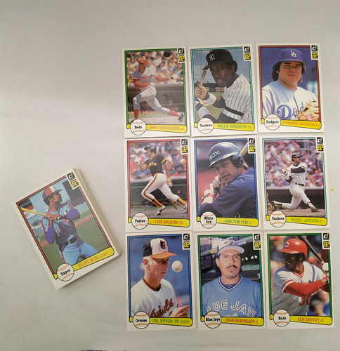 Cartas De Coleccion Baseball Grandes Ligas Donruss 1982
