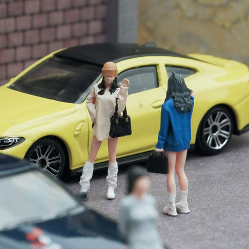 Figura De Niña A Escala 1/64, Modelo Dioramas, Proyectos De