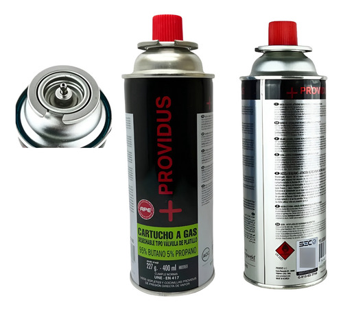 Pack 3 Cartucho Gas Propano Butano 227 Gr Cocinilla Soplete