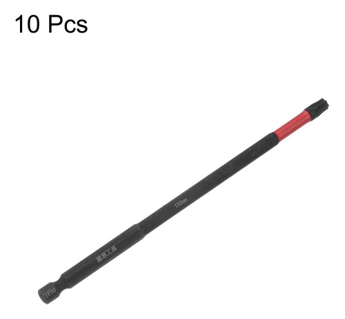 Broca Torx Resistente De Impacto T30 1/4 Vástago Hexagonal