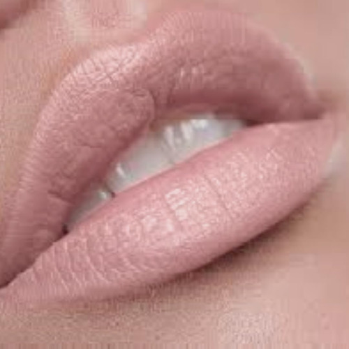 Lápiz Delineador De Labios Color Rosa Pálido Mate De Larga D