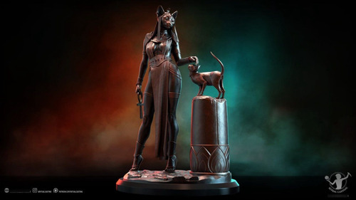 Archivo Stl Impresión 3d - Ritual Casting - Bastet