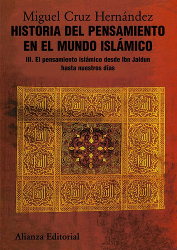 Libro Historia Del Pensamiento En El Mundo Islã¡mico, Iii
