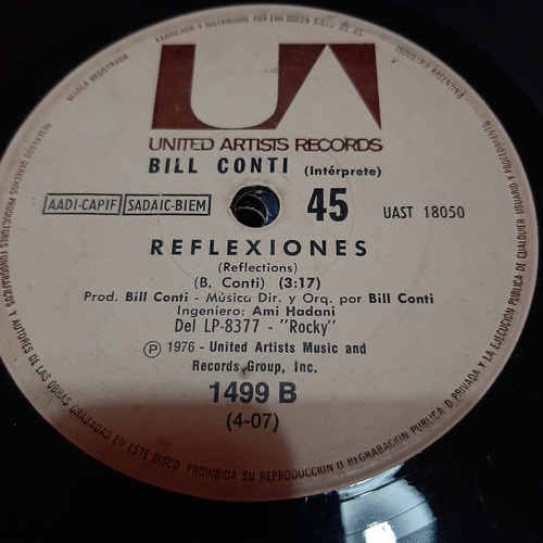 Simple Bill Conti United Artists Records C22