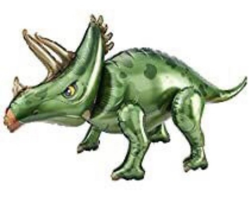Globo Metalizado Dinosaurio Triceratops Max Grande 4d 