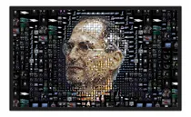Comprar Quadro Decorativo Steve Jobs Apple Informatica 86 Cm X 52 Cm