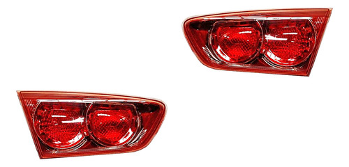 Par Juego Calaveras Mitsubishi Lancer 2008 - 2012 Int Zry