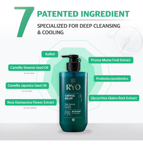Shampoo Ryo Scalp Deep Cleansing Com Ginseng Coreano E Cafeí