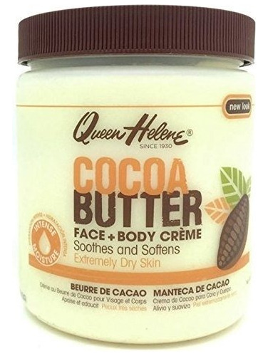 Crema De Manteca De Cacao Para La Piel Queen Helene 15 Onzas