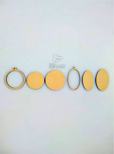 Pack De 30 Mini Bastidores De Bordado - Mdf / Fibrofacil -