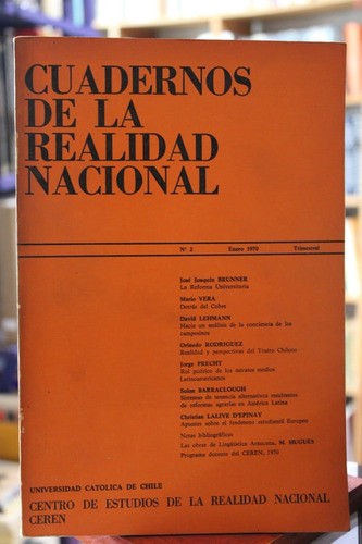Cuadernos De La Realidad Nacional. Número 2 - José Joaquín B