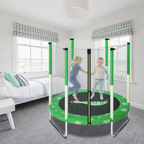 Gardenature Cama Elástica De 5 Pies Para Niños Con Red De Se