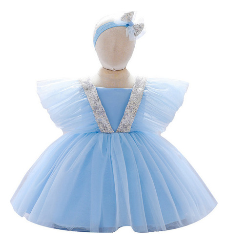 Vestido Para Niños, Vestido De Princesa De Malla, Vestido Po