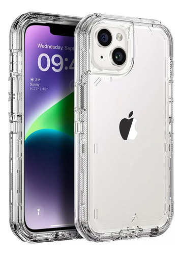 Funda Protectora Resistente 360 Transparente A Prueba De Golpes Tres En Uno For iPhone 13 Pro Max iPhone 13 Pro iPhone 13/14 iPhone 13 Mini