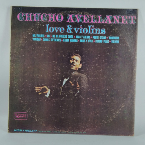 Lp Chucho Avellanet  Amor Y Violines Sonero