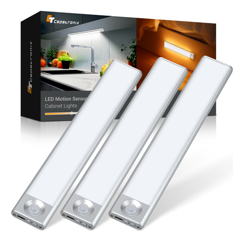 Luces Led Para Gabinete Y Cocina Recargables, Sensor De Movi