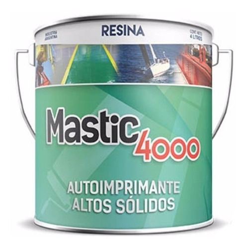 Epoxi Autoimprimante Altos Sólidos Mastic 4000 Revesta 1lt.