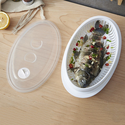 Microwave Fish Steamer - Plastic Microwave Container For Fis