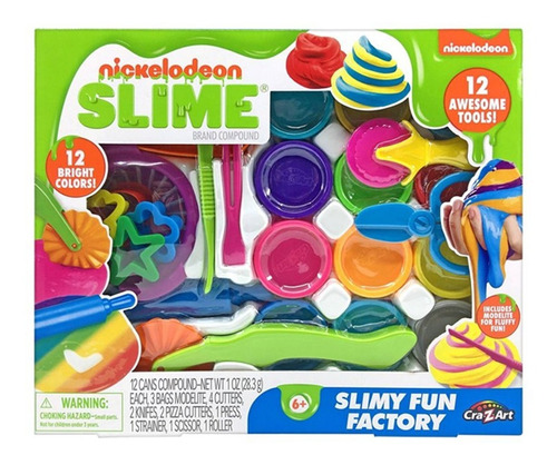 Slime Nickelodeon Slimy Fun Factory Fabrica Utensilios 