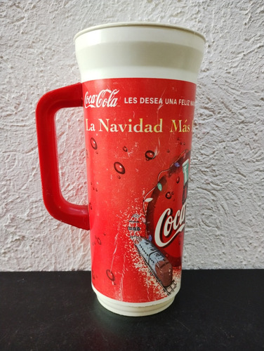Vaso Deportivo Coca Cola Navideño Nyc Santa Claus 32oz Retro (Usado)