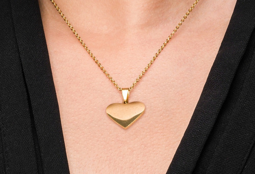Imagen 2 de 5 de Collar Y Aretes Oro Laminado 22k B3000