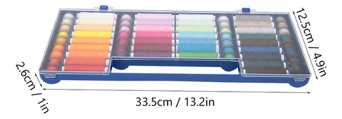 Hilo Costura Caja De Coser 32 Colores Y 64 Acces De Kit
