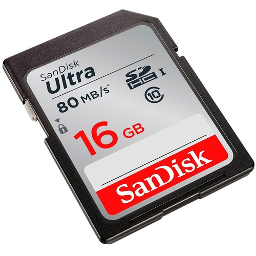 Cartão Sandisk Sdhc Ultra 16gb Sd 80mb/s Classe 10 Original