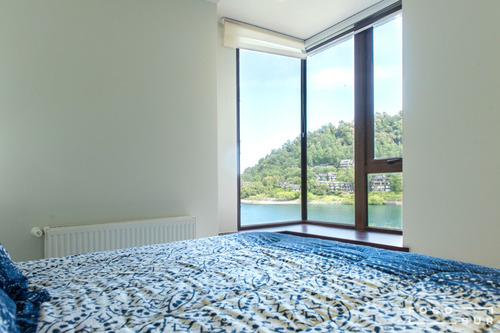 Depto. Con Vista Al Lago 3d-2b, En Condominio Parque Pinares