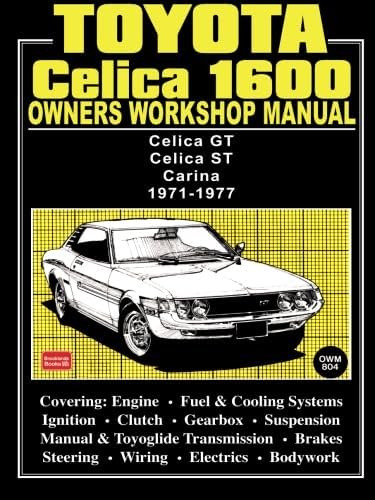 Libro: Toyota Celica 1600 Owners Workshop Manual (ownersø