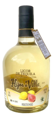 Licor De Tequila Con Guayaba Cautiva Hijos De Villa 750ml