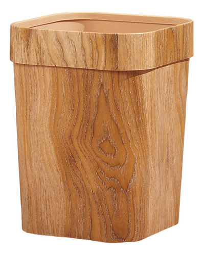Bote De Basura De Grano De Madera Moderno, Cubos De Basura A